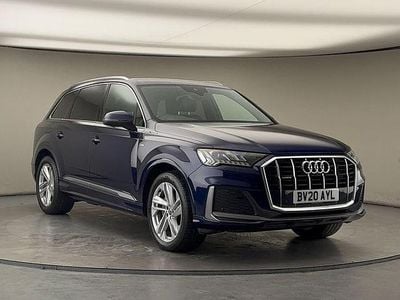 Used Audi Q7 S-Line 286 HP (210 kW) 2019 Blue SUV