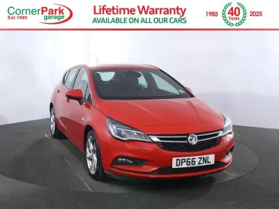 Used Vauxhall Astra SRi 150 HP (110 kW) 2016 Red Hatchback
