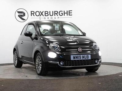 Black Used 2019 Fiat 500 Lounge Hatchback | £5,995 (Fair price)