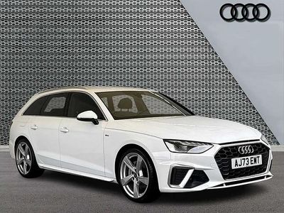 Used Audi A4 S-Line 200 HP (147 kW) 2023 White Estate