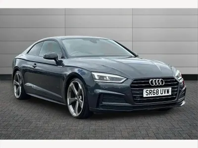 Used Audi A5 Black Edition 187 HP (137 kW) 2019 Monsoon grey Coupe