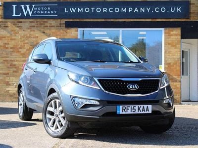 Begagnad Kia Sportage 2015 Blå SUV