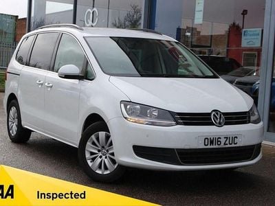 Used VW Sharan SE 140 HP (102 kW) 2016 White MPV