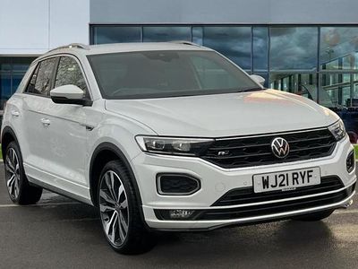 White Used 2021 VW T-Roc R-line SUV | £19,084 (Fair price)