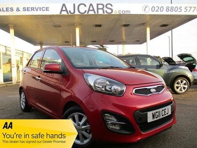 Used Kia Picanto 84 HP (61 kW) 2011 Red Hatchback