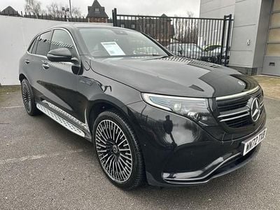 Used Mercedes EQC400 AMG line 300 kW (408 HP) 2022 Black SUV