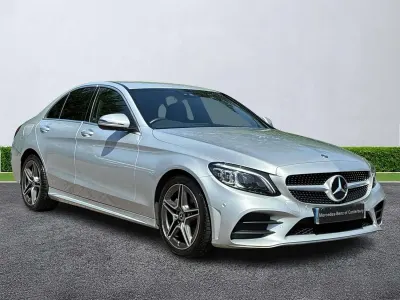 Used Mercedes C220 AMG line 2020 Silver Sedan
