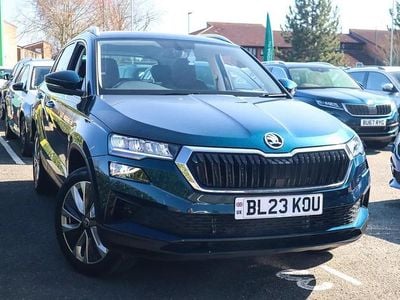 Used Skoda Karoq SE L 150 HP (110 kW) 2023 Blue SUV