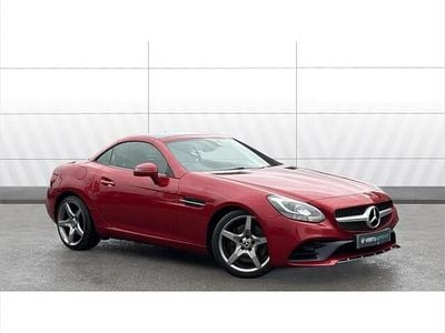 Red Used 2018 Mercedes SLC200 AMG line Cabriolet | £12,918 (Good price)