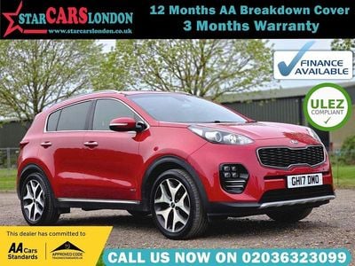 Used Kia Sportage GT-Line 177 HP (130 kW) 2017 Red SUV