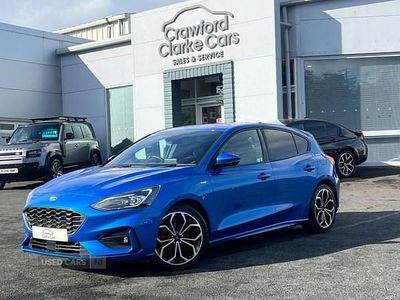 Used Ford Focus ST-Line X 125 HP (91 kW) 2021 Blue Hatchback