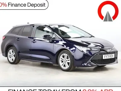Used Toyota Corolla 122 HP (89 kW) 2021 Blue Estate