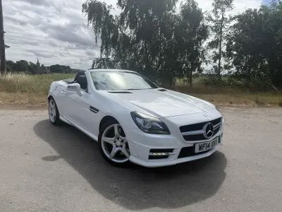 Used Mercedes SLK250 AMG 2014 White Cabriolet
