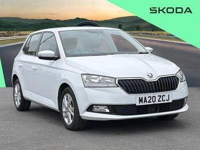 Used Skoda Fabia SE 94 HP (69 kW) 2020 White Hatchback