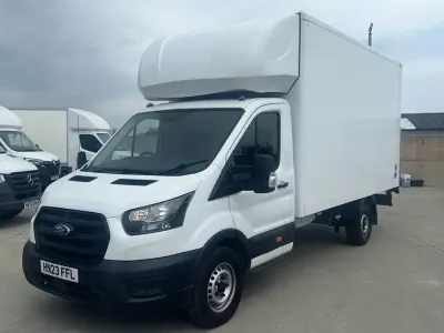 Used Ford Transit 130 HP (95 kW) 2023 White Cabriolet