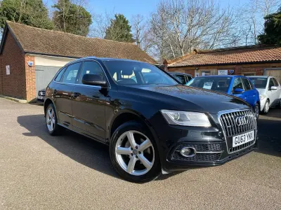 Begagnad Audi Q5 S-Line 225 HK (165 kW) 2013 Svart SUV