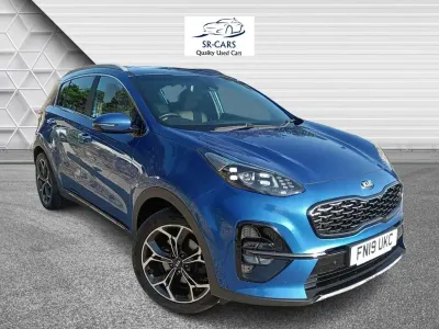 Used Kia Sportage GT-Line 174 HP (127 kW) 2019 Blue SUV
