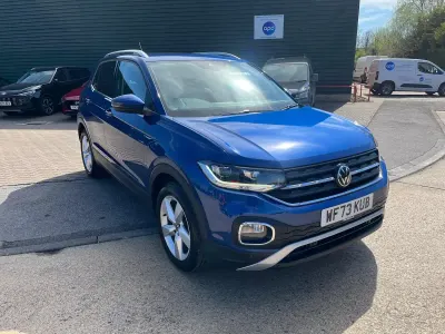 Used VW T-Cross SEL 110 HP (80 kW) 2023 Blue SUV