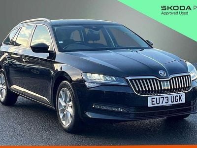 Black magic pearl effect Used 2023 Skoda Superb SE Technology Estate | £27,244 (Fair price)
