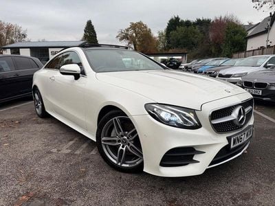 Used Mercedes E220 AMG Line Premium 194 HP (142 kW) 2017 White Coupe