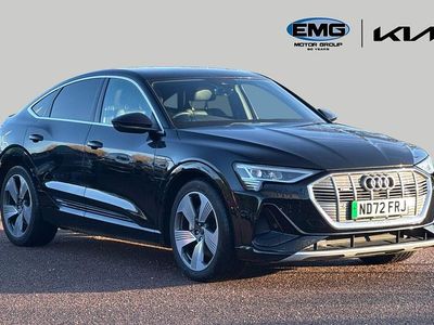 Black Used 2022 Audi e-tron Sportback S-Line SUV | £19,595 (Fair price)