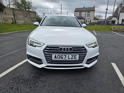 Used Audi A4 S-Line 150 HP (110 kW) 2017 White Sedan