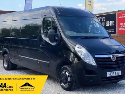 Used Vauxhall Movano S 136 HP (100 kW) 2015 Black MPV