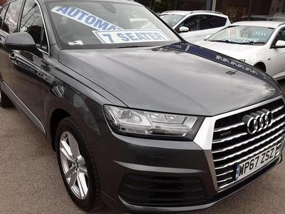 Grey Used 2017 Audi Q7 S-Line SUV | £14,971 (Expensive)