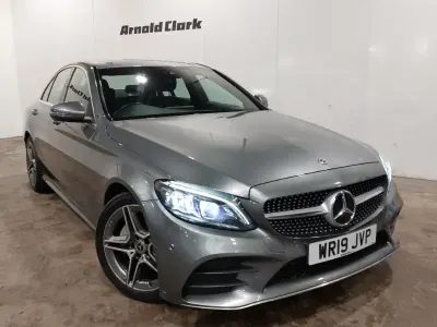 Used Mercedes C200 AMG Line Premium 184 HP (135 kW) 2019 Grey Sedan
