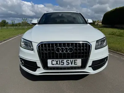 Begagnad Audi Q5 S-line plus 2015 Vit SUV