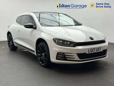 Used VW Scirocco Black Edition 125 HP (91 kW) 2017 White Coupe