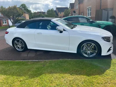 Used Mercedes E300 AMG Line Premium 245 HP (180 kW) 2018 White Cabriolet