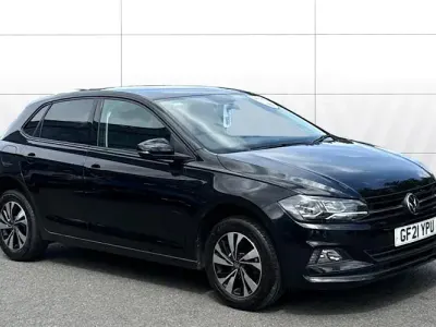 Used VW Polo Match 80 HP (58 kW) 2021 Black Hatchback