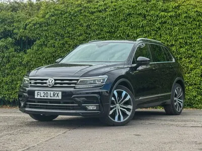 Used VW Tiguan R-line 150 HP (110 kW) 2020 Black SUV