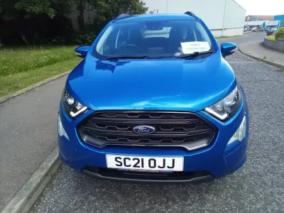 Used Ford Ecosport ST-Line 125 HP (91 kW) 2021 Blue SUV
