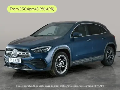 Used Mercedes GLA250 Exclusive 218 HP (160 kW) 2021 Blue SUV