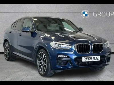 Used BMW X4 M Sport 190 HP (139 kW) 2019 Blue SUV