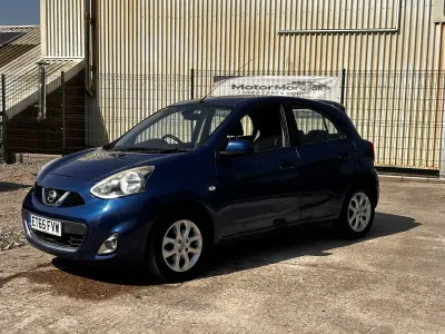 Used Nissan Micra Acenta 80 HP (58 kW) 2016 Blue Hatchback