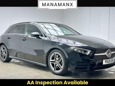 Used Mercedes A250 AMG line 224 HP (164 kW) 2021 Black Hatchback