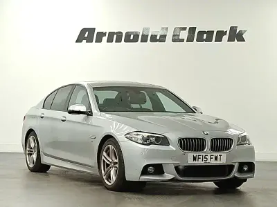 Used BMW 520 M Sport 190 HP (139 kW) 2015 Silver Sedan