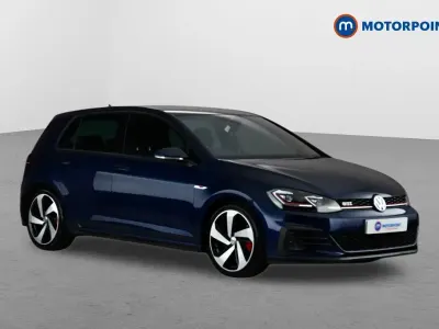 Used VW Golf VII GTI 2020 Blue Hatchback