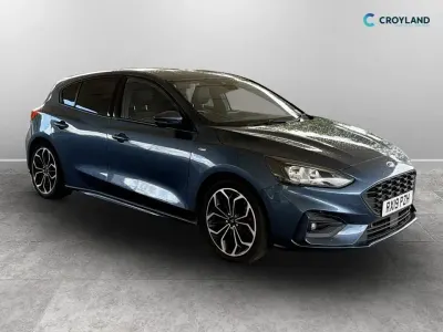 Gebraucht Ford Focus ST-Line X 182 PS (133 kW) 2019 Blau Kleinwagen