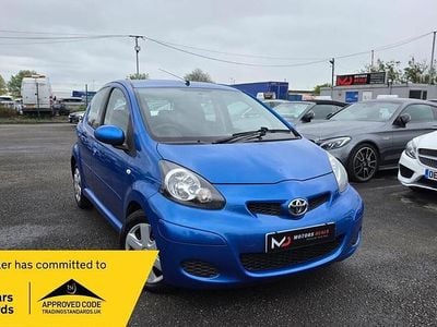 Used Toyota Aygo 67 HP (49 kW) 2010 Blue Hatchback