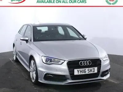 Used Audi A3 Sportback S-Line 150 HP (110 kW) 2016 Silver Hatchback