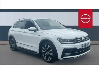 Used VW Tiguan R-line 150 HP (110 kW) 2018 White SUV