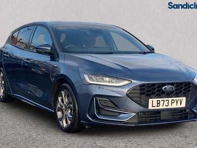 Used Ford Focus ST-Line 125 HP (91 kW) 2023 Blue Hatchback
