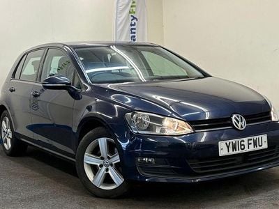 Used VW Golf VII Edition 110 HP (80 kW) 2016 Blue Hatchback