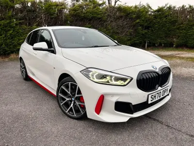 Used BMW 128 Comfort Edition 265 HP (194 kW) 2020 White Hatchback