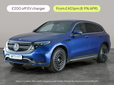 Used Mercedes EQC400 AMG line 300 kW (408 HP) 2022 Blue SUV