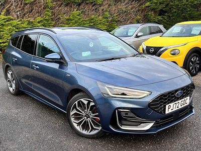 Blue Used 2022 Ford Focus ST-Line Estate | £16,800 (Fair price)